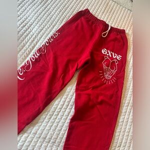 Gwen Stefani “give” sweatpants
